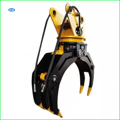 High Quality PC320 PC360 Hydraulic Grapple Rotating Grabber for Excavator in Palestine, Saudi Arabia (UAE) , Bahrain