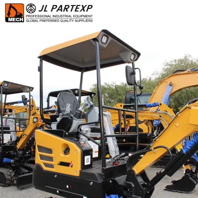 1.8/2 Ton Mini Crawler Excavator Digger with Throttle Control Cable Hydraulic Press