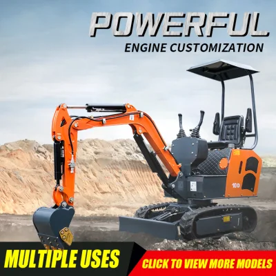 SD10s Mini Excavator, Hydraulic Excavator, Imported Hydraulic Excavator, Zero Tail Excavator, Steel Track, Rubber Track, Backhoe Excavator