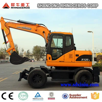 Rhinoceros/Xiniu Big Wheel Excavator X120-L, Best Price, Good Quality, Hot Sale