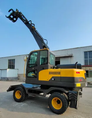  Highrich Brand Earth Moving Machinery Various Models Hydraulic Wheeled Excavator