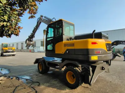 Highrich Brand Earth Moving Machinery Various Models Hydraulic Wheeled Excavator