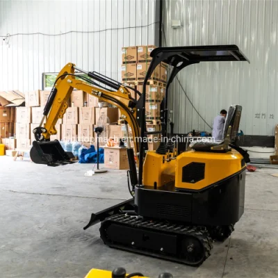 New Mini Excavators Mini Pelle Hydraulique 1 Ton Min Excavator with EPA/Euro 5 Diesel Engine
