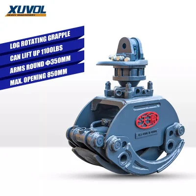  Rotator Grab! ! ! Hydraulic Rotating Wood Grab Excavator Grapple Opening 36inch Log Grapple for Excavator
