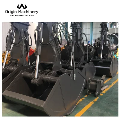  OEM Excavator Digging Bucket Hydraulic Clamshell Shovel Bucket 1.3cbm
