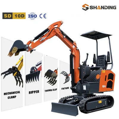 SD10s Mini Excavator, Hydraulic Excavator, Imported Hydraulic Excavator, Zero Tail Excavator, Steel Track, Rubber Track, Backhoe Excavator