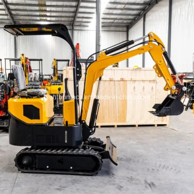 New Mini Excavators Mini Pelle Hydraulique 1 Ton Min Excavator with EPA/Euro 5 Diesel Engine