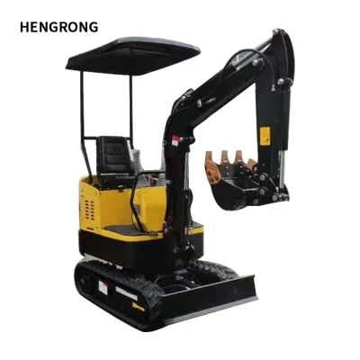Flexible Work in-Situ Steering Garden Tool Mini Excavator for Attachment Auger/Grab/Bucket
