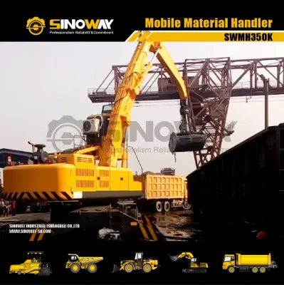 Hydraulic Wheeled Material Handler for Coal Handling with Electric Power