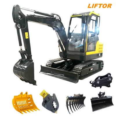 LFT-10 1.0 Ton Multifunction Hydraulic Diesel Mini Crawler Excavators