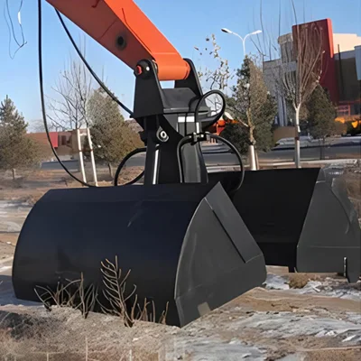 Bob-Lift Excavator Grab Attachments Parts Grab Construction Equipment Hydraulic Clamshell Bucket Manufacture