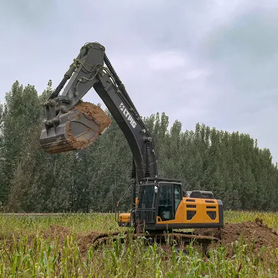  2024 Ltmg 60ton Heavy Duty Crawler Material Handler Excavator with Wood and Timber Grab
