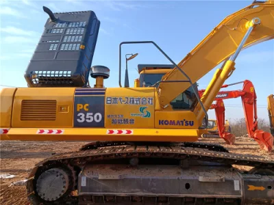 Secondhand Construction Machinery 35t Komatsu PC350-7 Used Crawler Excavator 35 Ton
