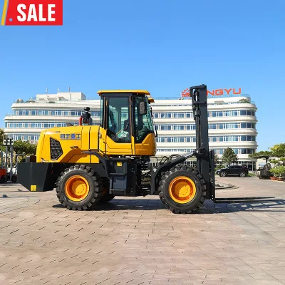  Four Wheel Drive Mingyu 5 Ton 4.5 Ton Rough Terrain Forklift 4WD Myzg Diesel All Terrain Forklift Price