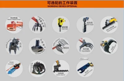 Great Tool Hydraulic Bulk Material Handling Equipment Materials Handler with Multifarious Bucket