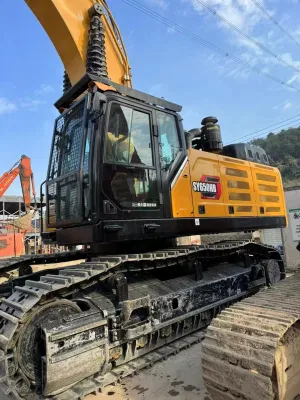 High-Efficiency Used Sy215c 22 Ton Sany Crawler Excavator with High Reach Demolition