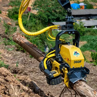 Forestry Cutting Machine, Excavator Harvesting Head Xvf-360, Cutting More Efficient!