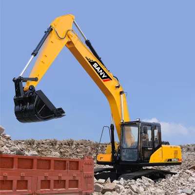 Sany Sy215c Mining Construction Machinery Medium Tracked Crawler Large Excavator