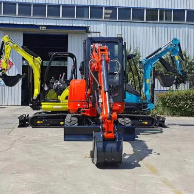 Free Shipping Wholesale CE/EPA 3.5 Ton Mini Excavator 1 Ton 2 Ton Large Kubota Used Excavator Mini Digger Construction Machine for Sale