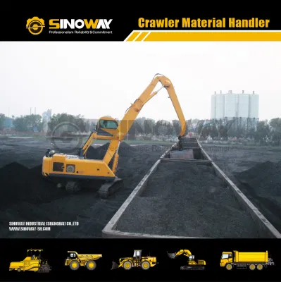  42ton Material Grabbing Excavator for Coal and Scrap Handling