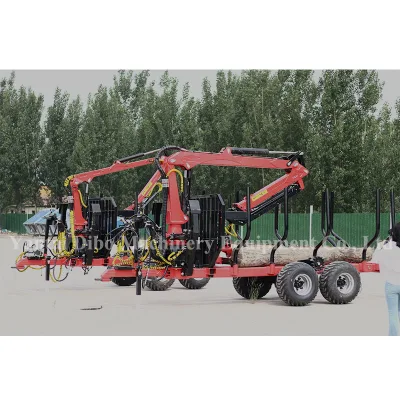  Hydraulic 4.7m Diesel Gasoline Pump ATV Wood Log Grabber with CE Certification