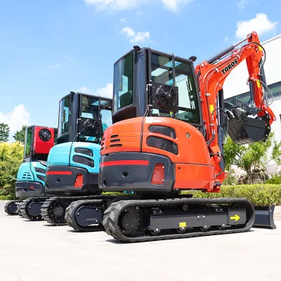 Factory Directly Sale Small Baggers Low Price Household Excavator Mini Digger Compact Electric Starting Mini Excavator 3.5 Ton