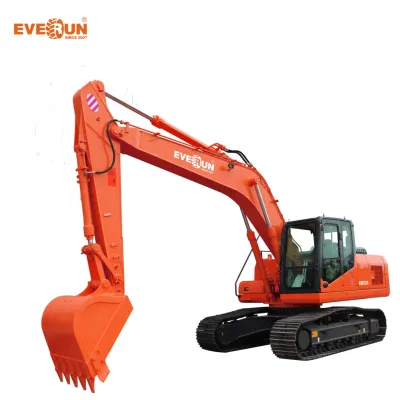  Everun Ere230 CE 23200kg Grab Shovel Crawler Excavator for Laying Cables
