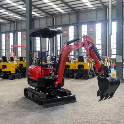 0.8 Ton/1 Ton/1.2 Ton/1.5 Ton/1.8 Ton/2 Ton China Factory Price Mini Hydraulic Crawler Excavator