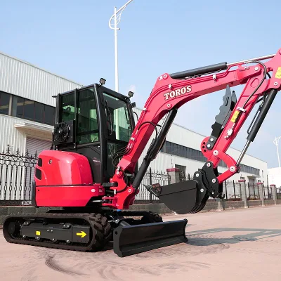 Factory Directly Sale Small Baggers Low Price Household Excavator Mini Digger Compact Electric Starting Mini Excavator 3.5 Ton