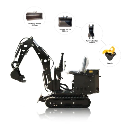 Cheapest Price 1ton 2ton 3.5ton Household Diesel Agricultural Portable Mini Excavator