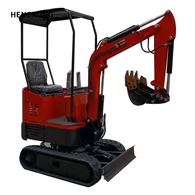 Flexible Work in-Situ Steering Garden Tool Mini Excavator for Attachment Auger/Grab/Bucket