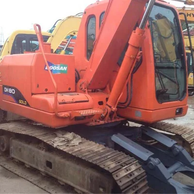 Discount Doosan Dx80 Used Excavator for Construction Machinery All Special Models Korean Orginal 8 Tons