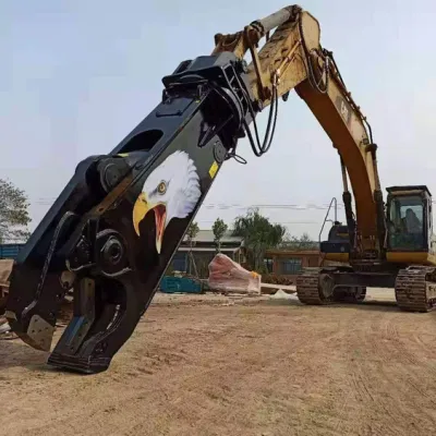 Huaju New Scrap Cutter Shear Metal Scrap Steel Excavator Hydraulic Eagle Shears