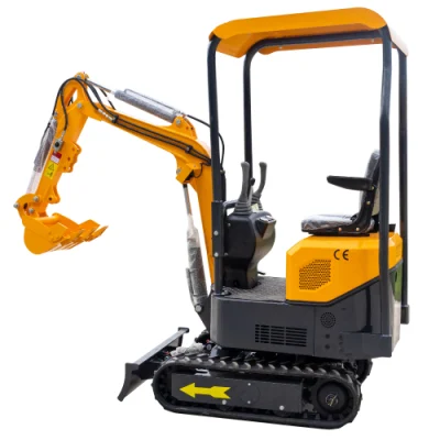 China Famous Brand Ht 800kg 1000kg 1500kg 1.7ton 2.0ton Mini Excavator Hydraulic Diesel Electronic Flexible Basis Swing Boom EPA4 CE for Farm Constructon Small