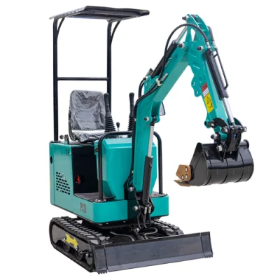 Mini Excavator 1ton 0.8ton 1.5ton 1.7ton 2.0ton Crawler Electronic Mini Digger Diesel Hydraulic CE ISO EPA4 Euro5 Wholesale Flexible Chasis Small Excavator