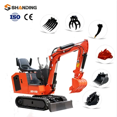 SD10s Mini Excavator, Hydraulic Excavator, Imported Hydraulic Excavator, Zero Tail Excavator, Steel Track, Rubber Track, Backhoe Excavator