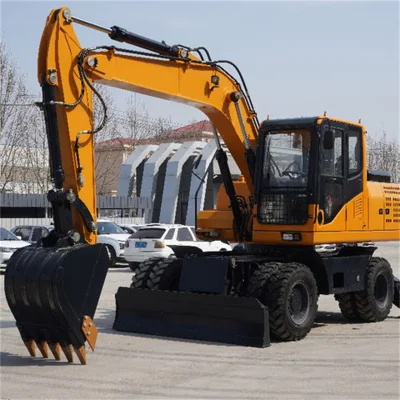 Everun Erwe150 13.5ton Shovel Agriculture Machine with Hydraulic Pump Front End Compact Bucket Wheel Excavator