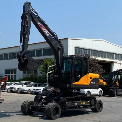  Rhinoceros 12t 0.5cbm Bucket Wheel Excavator for Sale, Construction Machinery Excavator Factory