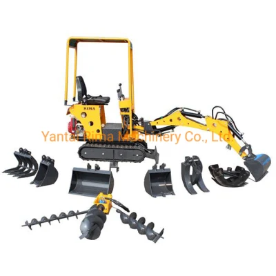 0.7/0.8ton Small/Mini/Micro Garden Hydraulic Crawler Wheel Used Digger Excavator