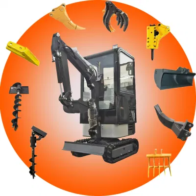  Free shipping!!!20% off CE China 1ton Euro5 EPA Side Swing Boom Thumb Hydraulic Rubber Track Crawler Rubber Track Micro Small Digger Factory Mini Excavator