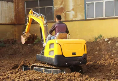 Small Excavator Mini Electric Excavator Dedicated to The Game of Digging and Treasure Hunting in The Amusement Park