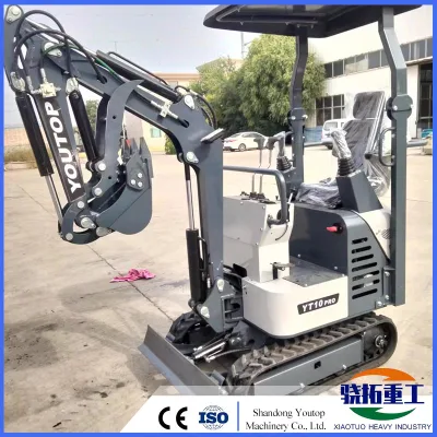 Youtop 1.1 Ton 0.6/0.8/1/1.8ton China Wholesale Compact Household Cheap Crawler Hydraulic Micro Track Digger Machine CE Small Home Excavator Low Price for Sale