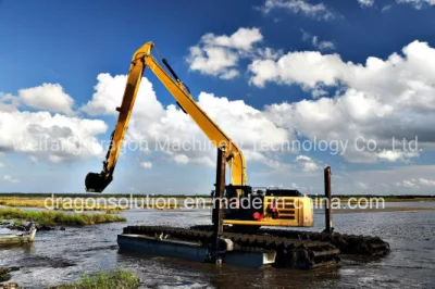 High Quality Competitive Price Factory Direct OEM Large Capacity Amphibious Excavator for Dredging Work
