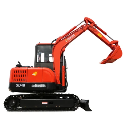 4t Power Shovel Trench Soil Digging Machinery Excavator
