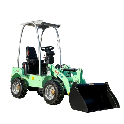 Front End Electric Micro Small Wheel Loaders Small Electric Forklift/Four-Wheel Drive Electric Loader