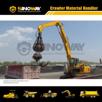  Hot Selling 42ton Material Grabbing Excavator for Coal Handling