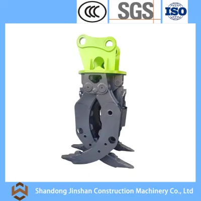  CE Certified Excavator Hydraulic Grab/Rotary Wood Grabber for Sale