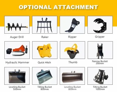 CE EPA Hydraulic Mini Excavator 2ton 1ton 1.6ton 1.8ton Garden Crawler Excavator Machine Prices