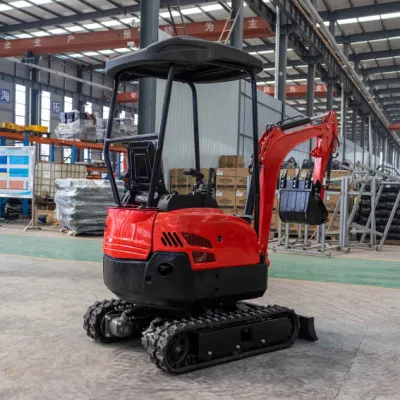 0.8 Ton/1 Ton/1.2 Ton/1.5 Ton/1.8 Ton/2 Ton China Factory Price Mini Hydraulic Crawler Excavator