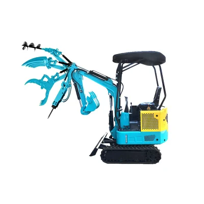 Mining Internal Combustion Drive Lugong Track Mini Garden Excavator Lz16